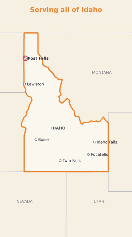 ACS service area: all of Idaho